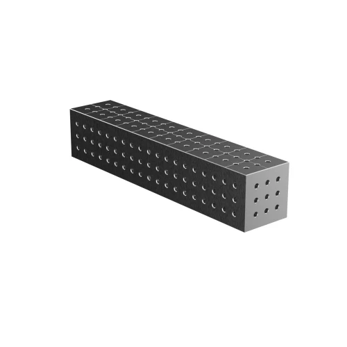 Conector bloc masa sudura 1000x200x200 mm, GPPH, PLUS 16_50x50_CONN_BLOCK_PLUS_100x20x20, orificii 16 mm, grila 50x50 mm