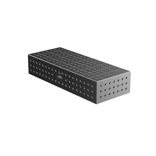 Conector bloc masa sudura 1000x400x200 mm, GPPH, PRO 16_50x50_CONN_BLOCK_PRO_100x40x20, orificii 16 mm, grila 50x50 mm