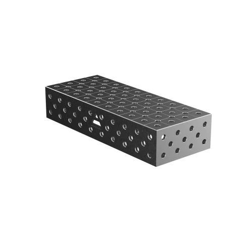 Conector bloc masa sudura 1000x400x200 mm, GPPH, PLUS 28_DIAG_CONN_BLOCK_PLUS_100x40x20, orificii 28 mm, grila diagonala