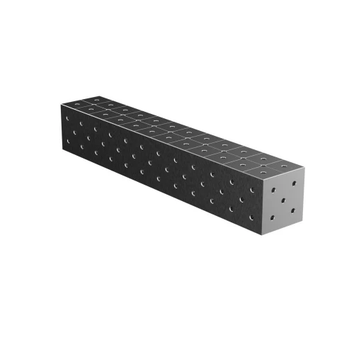 Conector bloc masa sudura 1200x200x200 mm, GPPH, ECO 16_DIAG_CONN_BLOCK_ECO_120x20x20, orificii 16 mm, grila diagonala