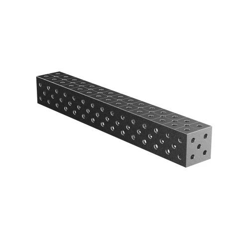 Conector bloc masa sudura 1500x200x200 mm, GPPH, PRO 28_DIAG_CONN_BLOCK_PRO_150x20x20, orificii 28 mm, grila diagonala