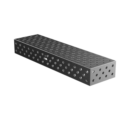 Conector bloc masa sudura 1500x400x200 mm, GPPH, EXPERT 28_DIAG_CONN_BLOCK_EXPERT_150x40x20, orificii 28 mm, grila diagonala