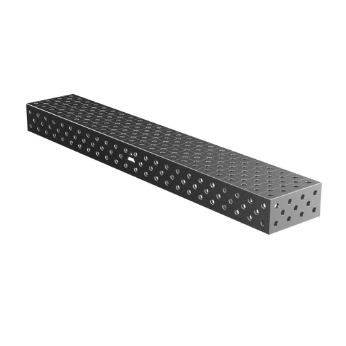 Conector bloc masa sudura 2400x400x200 mm, GPPH, PRO 28_DIAG_CONN_BLOCK_PRO_240x40x20, orificii 28 mm, grila diagonala