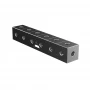 Conector bloc masa sudura 600x100x100 mm, GPPH, EXPERT 28_100x100_CONN_BLOCK_EXPERT_60x10x10, orificii 28 mm, grila 100x100 mm