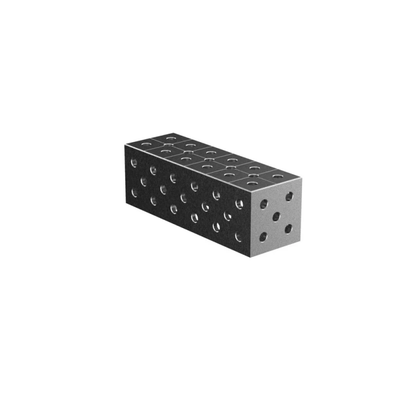 Conector bloc masa sudura 600x200x200 mm, GPPH, EXPERT, 28 mm, grila diagonala
