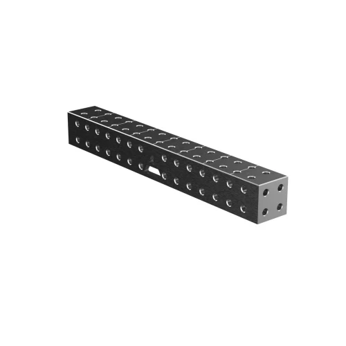 Conector bloc masa sudura 800x100x100 mm, GPPH, PLUS 16_50x50_CONN_BLOCK_PLUS_80x10x10, orificii 16 mm, grila 50x50 mm