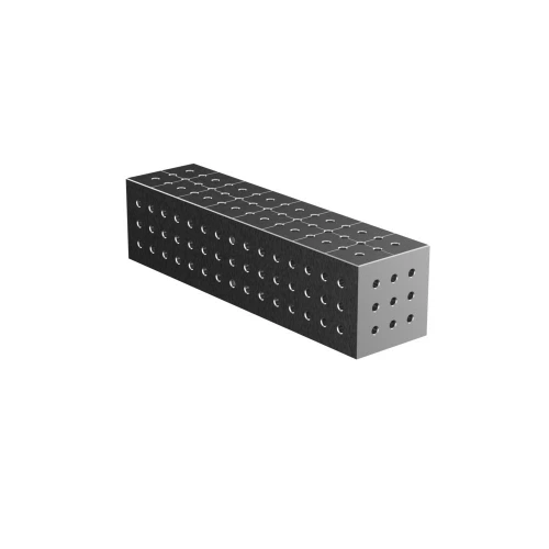 Conector bloc masa sudura 800x200x200 mm, GPPH, ECO 16_50x50_CONN_BLOCK_ECO_80x20x20, orificii 16 mm, grila 50x50 mm
