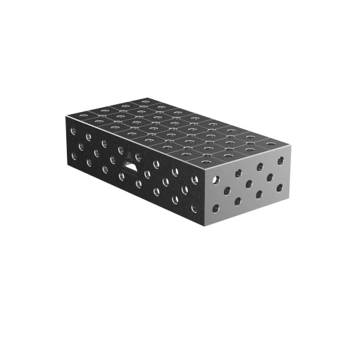 Conector bloc masa sudura 800x400x200 mm, GPPH, EXPERT 28_DIAG_CONN_BLOCK_EXPERT_80x40x20, orificii 28 mm, grila diagonala