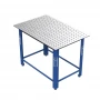 Masa sudura si asamblare, GPPH, DIY, 16_50x50_S_DIY_120x80, 1200x800 mm, blat 8 mm, gauri 16 mm, retea 50x50, pe picioare cu talpa