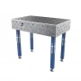 Masa sudura, GPPH, ECO, 16_DIAG_S_TWT_ECO_100x60, 1000x600 mm, blat 8 mm, gauri 16 mm, retea diagonala, pe picioare cu talpa
