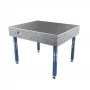 Masa sudura, GPPH, ECO, 16_100x100_S_TWT_ECO_120x100, 1200x1000 mm, blat 8 mm, gauri 16 mm, retea 100x100, pe picioare cu talpa