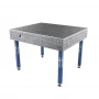 Masa sudura, GPPH, ECO, 16_50x50_S_TWT_ECO_120x100, 1200x1000 mm, blat 8 mm, gauri 16 mm, retea 50x50, pe picioare cu talpa