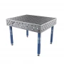 Masa sudura, GPPH, ECO, 28_100x100_S_TWT_ECO_120x100, 1200x1000 mm, blat 8 mm, gauri 28 mm, retea 100x100, pe picioare cu talpa