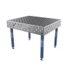 Masa sudura, GPPH, ECO, 28_DIAG_S_TWT_ECO_120x100, 1200x1000 mm, blat 8 mm, gauri 28 mm, retea diagonala, pe picioare cu talpa