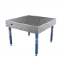 Masa sudura, GPPH, ECO, 16_100x100_S_TWT_ECO_120x120, 1200x1200 mm, blat 8 mm, gauri 16 mm, retea 100x100, pe picioare cu talpa