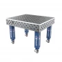 Masa sudura profesionala, GPPH, EXPERT, 28_100x100_K_TWT_EXPERT_120x100, 1200x1000 mm, blat 25 mm, gauri 28 mm, 100x100, pe roti
