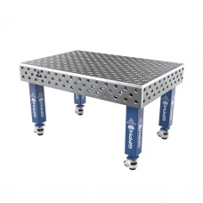 Masa sudura profesionala, GPPH, EXPERT, 28_DIAG_K_TWT_EXPERT_150x100, 1500x1000 mm, blat 25 mm, gauri 28 mm, diagonala, pe roti