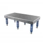 Masa sudura profesionala, GPPH, EXPERT, 28_DIAG_K_TWT_EXPERT_240x120, 2400x1200 mm, blat 25 mm, gauri 28 mm, diagonala, pe roti