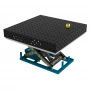 Masa sudura cu ridicare hidraulica, GPPH, XWT EXPERT, 28_100x100_XWT_EXPERT_150x148, 1500x1480 mm, gauri 28 mm, retea 100x100