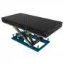 Masa sudura cu ridicare hidraulica, GPPH, XWT EXPERT, 28_100x100_XWT_EXPERT_240x120, 2400x1200 mm, gauri 28 mm, retea 100x100