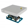 Masa sudura cu ridicare hidraulica, GPPH, XWT PRO INOX, 16_100x100_XWT_INOX_PRO_150x148, 1500x1480 mm, gauri 16 mm, retea 100x100