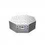 Masa sudura octogonala, GPPH, OCT INOX, 16_50x50_OCT_INOX_PLUS_60x60, 600x600 mm, blat 12 mm, gauri 16 mm, 50x50