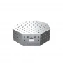Masa sudura octogonala, GPPH, OCT INOX, 16_50x50_OCT_INOX_PRO_60x60, 600x600 mm, blat 15 mm, gauri 16 mm, 50x50