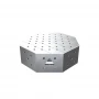 Masa sudura octogonala, GPPH, OCT INOX, 16_DIAG_OCT_INOX_PLUS_60x60, 600x600 mm, blat 12 mm, gauri 16 mm, diagonala