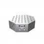 Masa sudura octogonala, GPPH, OCT INOX, 28_DIAG_OCT_INOX_PRO_60x60, 600x600 mm, blat 15 mm, gauri 28 mm, diagonala