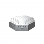 Masa sudura octogonala, GPPH, OCT INOX, 16_50x50_OCT_INOX_PRO_80x80, 800x800 mm, blat 15 mm, gauri 16 mm, 50x50