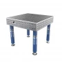 Masa sudura, GPPH, PLUS, 16_50x50_S_TWT_PLUS_100x100, 1000x1000 mm, blat 12 mm, gauri 16 mm, retea 50x50, pe picioare cu talpa