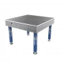 Masa sudura, GPPH, PLUS, 16_50x50_S_TWT_PLUS_120x120, 1200x1200 mm, blat 12 mm, gauri 16 mm, retea 50x50, pe picioare cu talpa