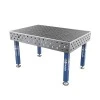 Masa sudura, GPPH, PLUS, 28_DIAG_S_TWT_PLUS_150x100, 1500x1000 mm, blat 12 mm, gauri 28 mm, retea diagonala, pe picioare cu talpa