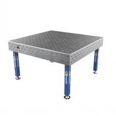 Masa sudura, GPPH, PLUS, 16_DIAG_S_TWT_PLUS_150x148, 1500x1480 mm, blat 12 mm, gauri 16 mm, retea diagonala, pe picioare cu talpa
