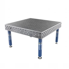Masa sudura, GPPH, PLUS, 28_100x100_S_TWT_PLUS_150x148, 1500x1480 mm, blat 12 mm, gauri 28 mm, retea 100x100, pe picioare cu talpa