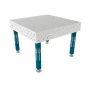 Masa sudura, GPPH, PLUS INOX, 16_100x100_S_INOX_PLUS_120x120, 1200x1200 mm, blat 12 mm, gauri 16 mm, 100x100, talpi