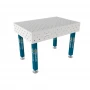 Masa sudura, GPPH, PLUS INOX, 16_DIAG_S_INOX_PLUS_120x80, 1200x800 mm, blat 12 mm, gauri 16 mm, diagonala, talpi
