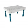 Masa sudura, GPPH, PLUS INOX, 28_100x100_S_INOX_PLUS_150x100, 1500x1000 mm, blat 12 mm, gauri 28 mm, 100x100, talpi