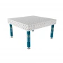 Masa sudura, GPPH, PLUS INOX, 28_100x100_S_INOX_PLUS_150x148, 1500x1480 mm, blat 12 mm, gauri 28 mm, 100x100, talpi