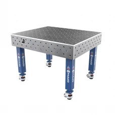 Masa sudura profesionala, GPPH, PRO, 16_100x100_K_TWT_PRO_120x100, 1200x1000 mm, blat 15 mm, gauri 16 mm, retea 100x100, pe roti