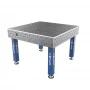 Masa sudura, GPPH, PRO, 16_100x100_S_TWT_PRO_120x120, 1200x1200 mm, blat 15 mm, gauri 16 mm, retea 100x100, pe picioare cu talpa