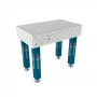 Masa sudura, GPPH, PRO INOX, 16_100x100_S_INOX_PRO_100x60, 1000x600 mm, blat 15 mm, gauri 16 mm, 100x100, talpi