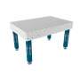 Masa sudura, GPPH, PRO INOX, 16_DIAG_S_INOX_PRO_150x100, 1500x1000 mm, blat 15 mm, gauri 16 mm, diagonala, talpi