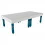 Masa sudura, GPPH, PRO INOX, 16_100x100_S_INOX_PRO_300x148, 3000x1480 mm, blat 15 mm, gauri 16 mm, 100x100, talpi