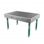 Masa sudura, GPPH, SMART 15, 16_DIAG_K_GPPH_SMART_15_150x100, 1500x1000 mm, blat 15 mm, gauri 16 mm, retea diagonala, pe roti