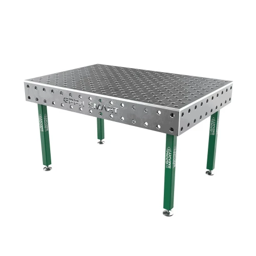 Masa sudura, GPPH, SMART 15, 28_DIAG_S_GPPH_SMART_15_150x100, 1500x1000 mm, blat 15 mm, gauri 28 mm, diagonala, talpi