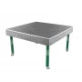 Masa sudura, GPPH, SMART 15, 16_100x100_K_GPPH_SMART_15_150x148, 1500x1480 mm, blat 15 mm, gauri 16 mm, retea 100x100, pe roti
