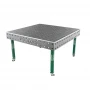 Masa sudura, GPPH, SMART 15, 28_100x100_K_GPPH_SMART_15_150x148, 1500x1480 mm, blat 15 mm, gauri 28 mm, retea 100x100, pe roti