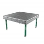 Masa sudura, GPPH, SMART 15, 28_DIAG_K_GPPH_SMART_15_150x148, 1500x1480 mm, blat 15 mm, gauri 28 mm, retea diagonala, pe roti