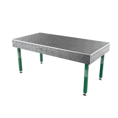 Masa sudura, GPPH, SMART 15, 16_100x100_S_GPPH_SMART_15_200x100, 2000x1000 mm, blat 15 mm, gauri 16 mm, 100x100, talpi